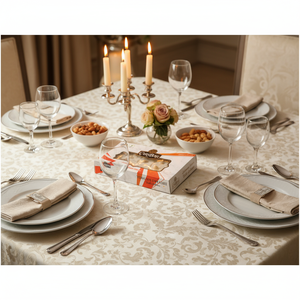 Carsibasi Premium Glutenvrije Sultan Turkse Delight met Hazelnoot - 500g Doos