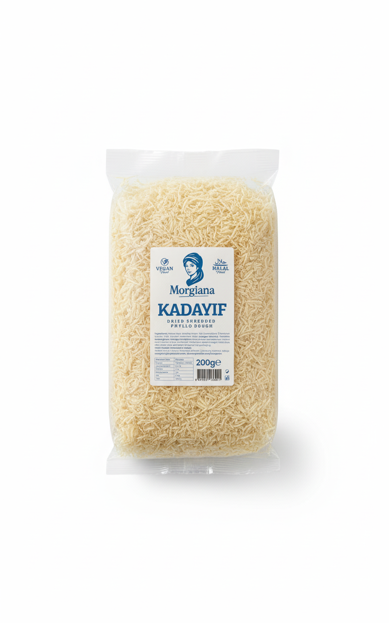 Gedroogde Kataifi/Kadayif - Bulk Geraspte Filodeeg 16lb