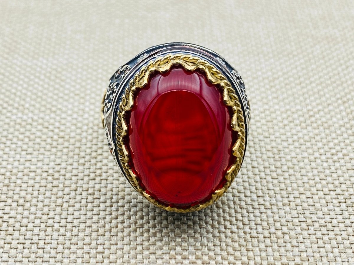 Agate Stone Men's Ring - TryAladdin