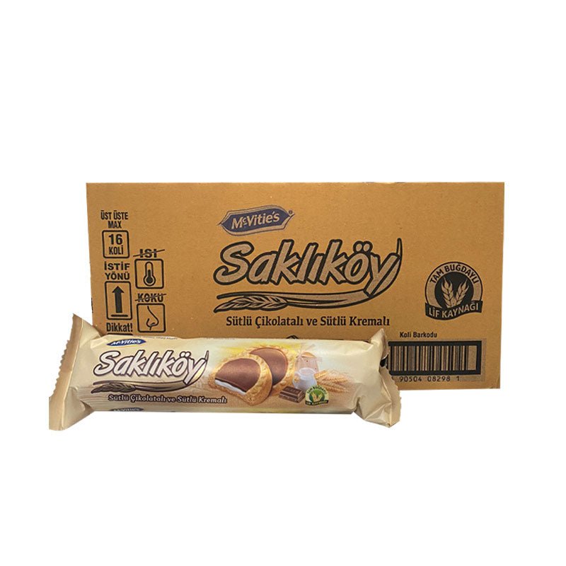 Ulker | Saklikoy Cookies with Chocolate and Milk Cream - TryAladdin