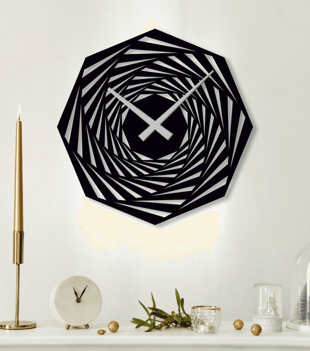 NR Dizayn | Decorative Metal Wall Clock - TryAladdin