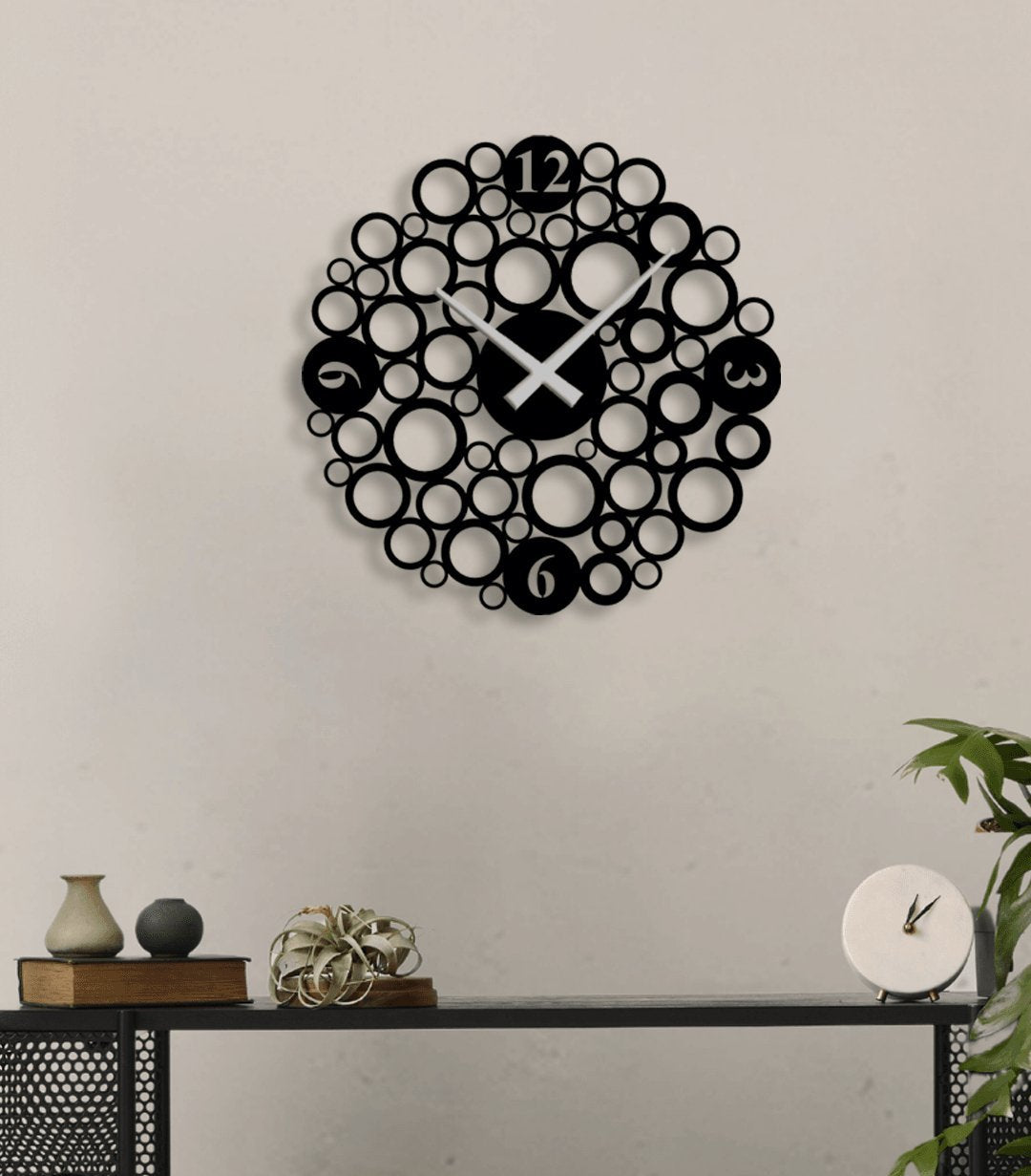 NR Dizayn | Decorative Metal Wall Clock - TryAladdin