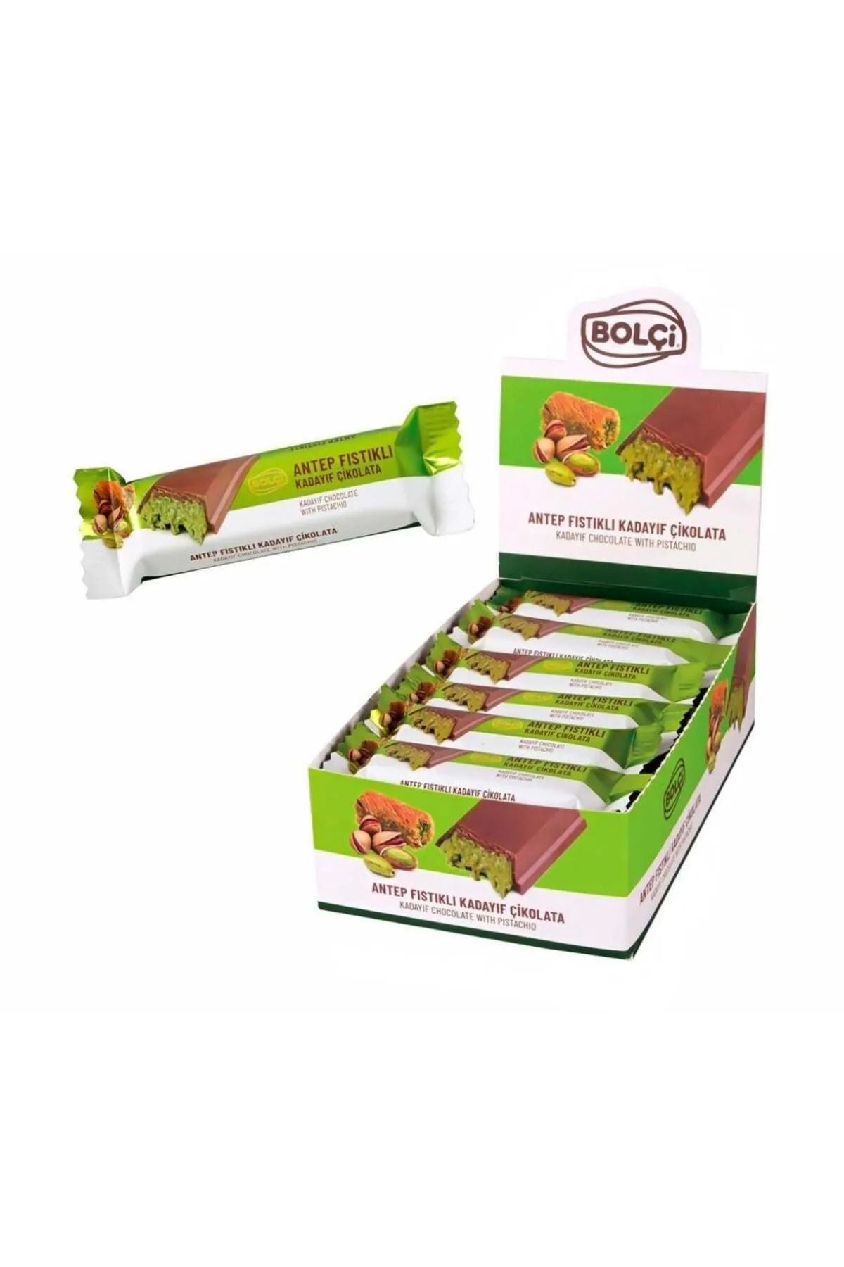 Antep Pistache & Kadayif Dubai Chocoladereep - 30g