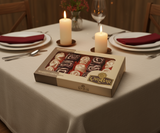 Carsibasi Premium Gemengde Turkse Delight (Roos & Fluwelen Rol) - 350g Geschenkdoos