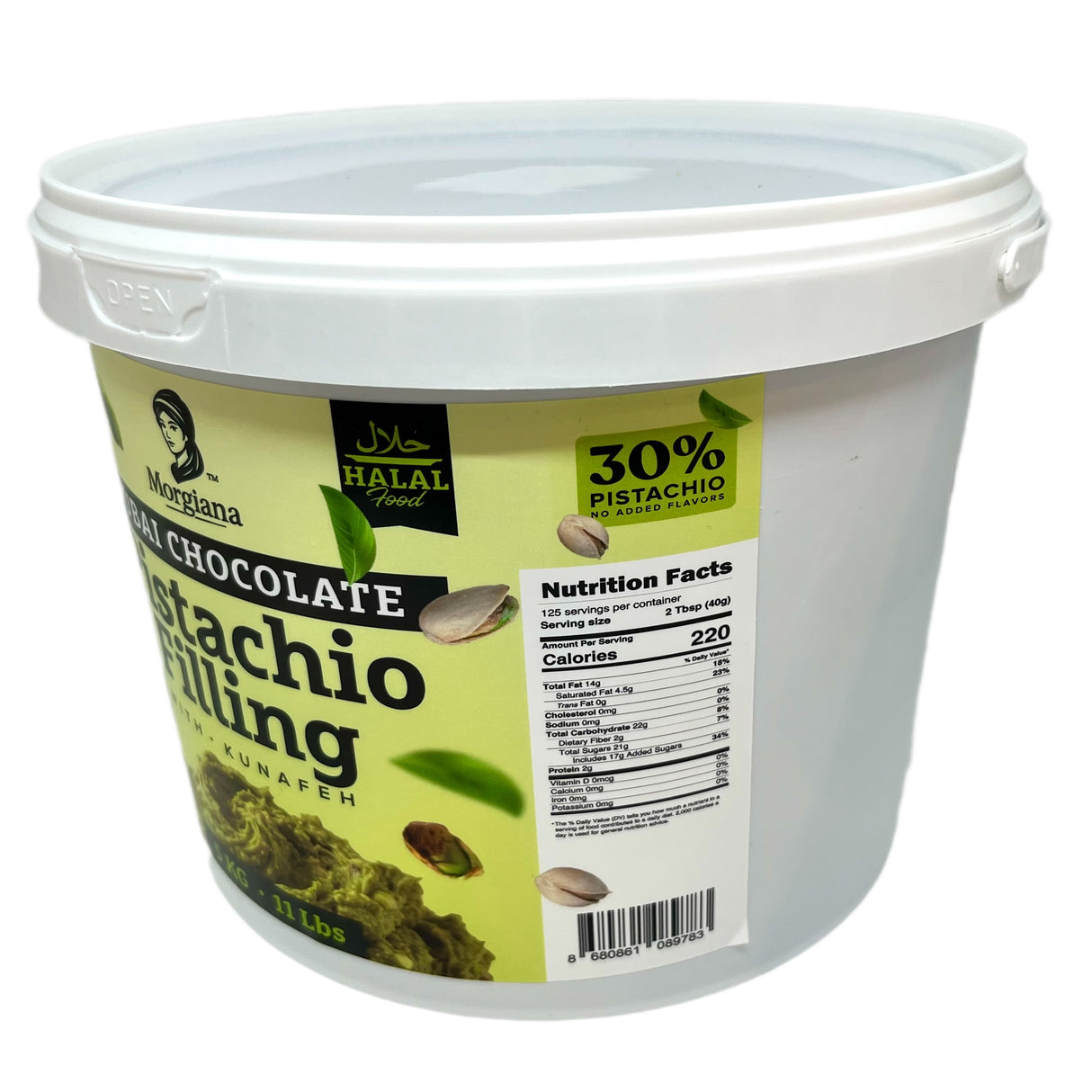 Morgiana Professionele Bakstabiele Dubai Chocolade Pistache Kunafeh Vulling