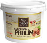 Drou Professional White Hazelnut Praline Paste - Aromatic - 10kg - TryAladdin