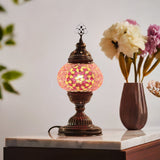 HND Handicraft | Handmade Bedroom Mosaic Desk Lamp - TryAladdin